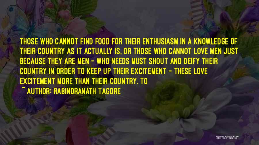 Knowledge Is Food Quotes By Rabindranath Tagore