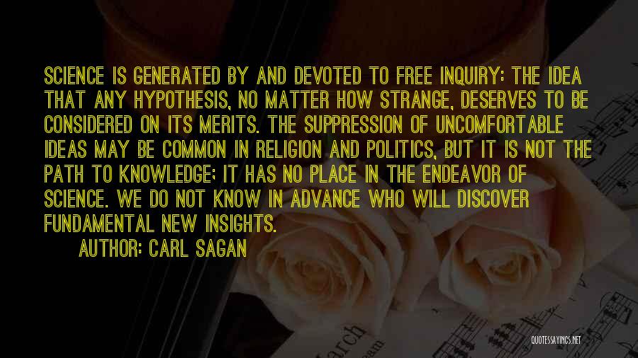 Knowledge Is Free Quotes By Carl Sagan