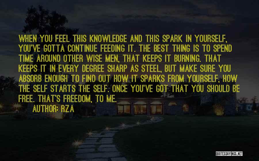 Knowledge Is Freedom Quotes By RZA