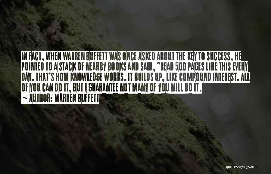 Knowledge Is Key To Success Quotes By Warren Buffett