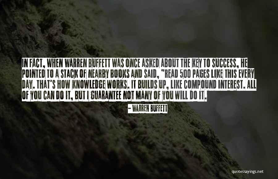 Knowledge Is Key To Success Quotes By Warren Buffett