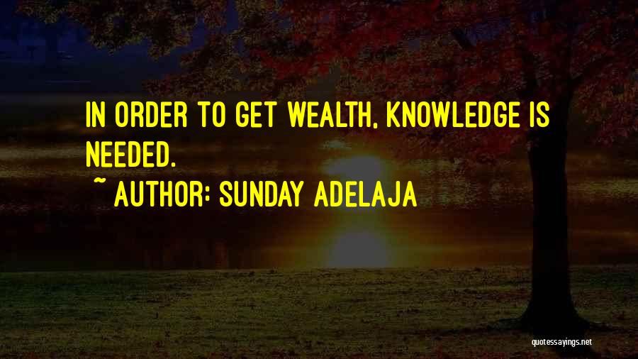 Knowledge Is Wealth Quotes By Sunday Adelaja