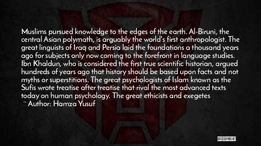 Knowledge Islam Quotes By Hamza Yusuf