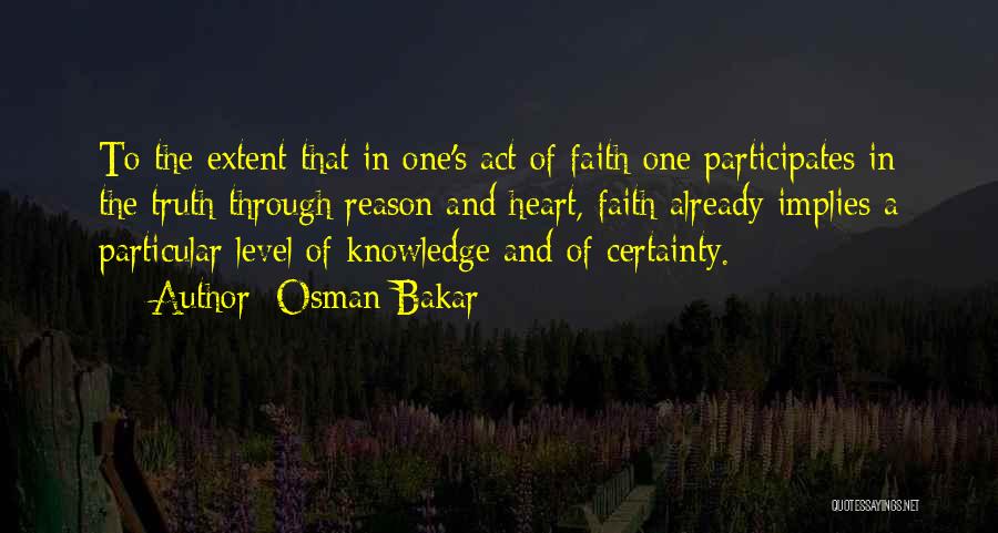 Knowledge Islam Quotes By Osman Bakar