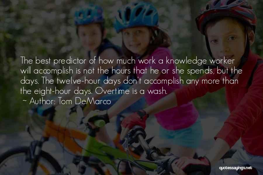 Knowledge Management Quotes By Tom DeMarco