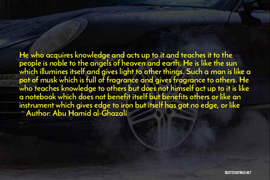 Knowledge Of Angels Quotes By Abu Hamid Al-Ghazali