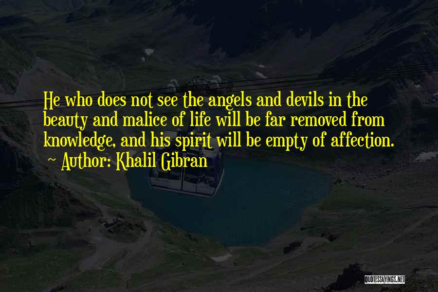 Knowledge Of Angels Quotes By Khalil Gibran