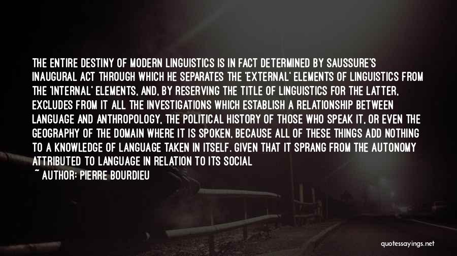 Knowledge Of History Quotes By Pierre Bourdieu