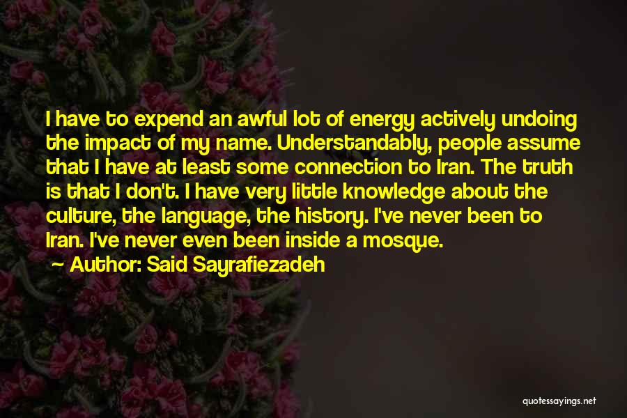 Knowledge Of History Quotes By Said Sayrafiezadeh