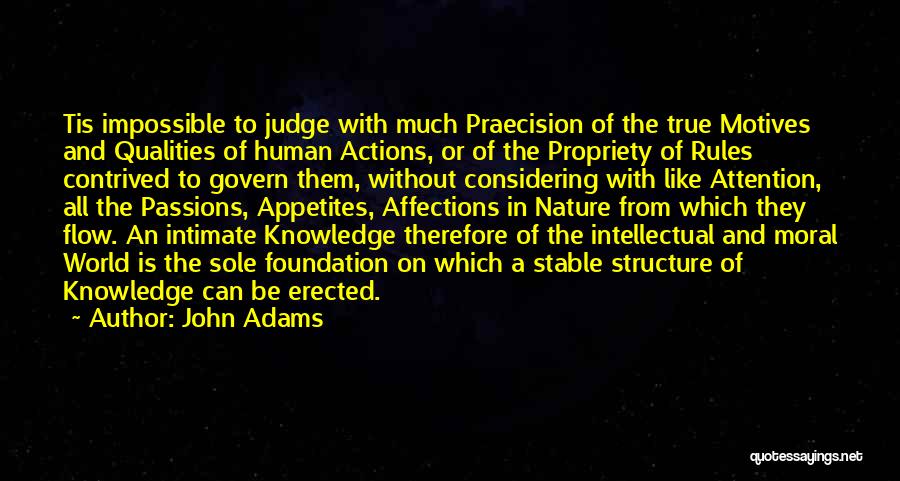 Knowledge Of Human Nature Quotes By John Adams