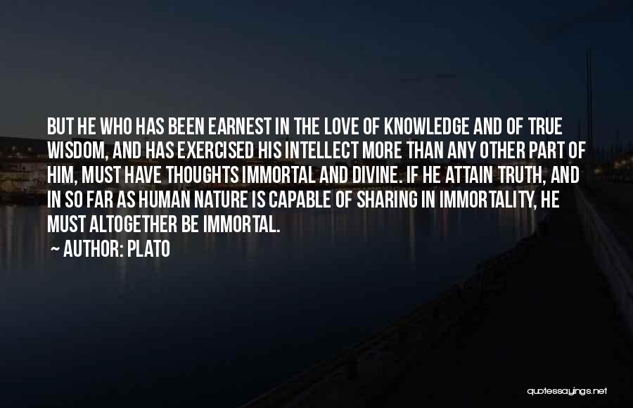 Knowledge Of Human Nature Quotes By Plato