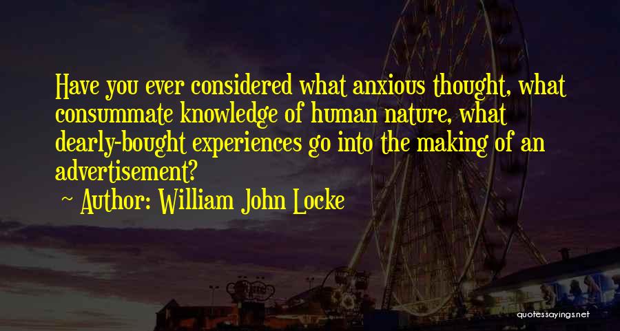 Knowledge Of Human Nature Quotes By William John Locke