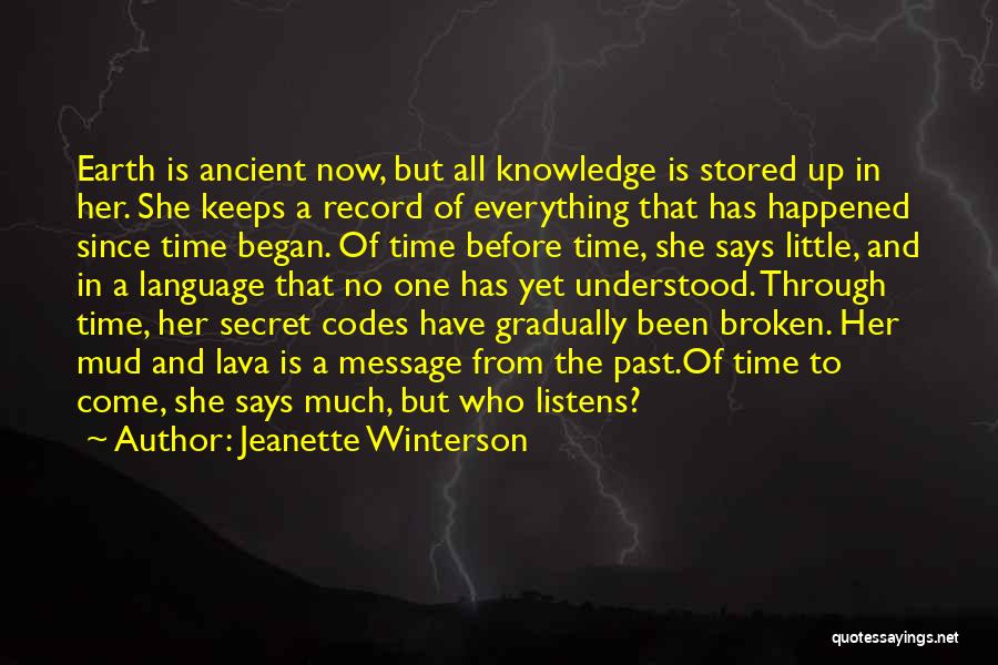 Knowledge Of Past Quotes By Jeanette Winterson