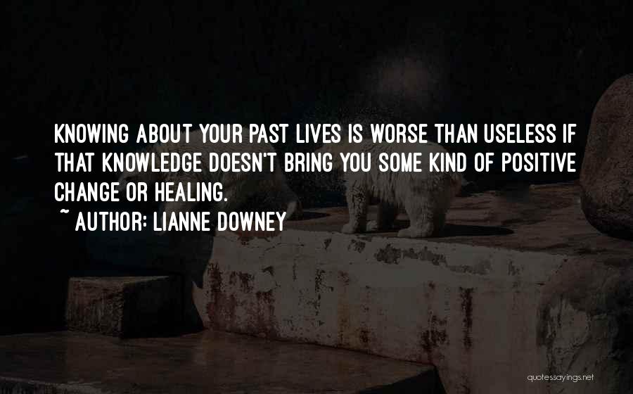 Knowledge Of Past Quotes By Lianne Downey