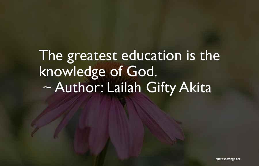 Knowledge Of Self Quotes By Lailah Gifty Akita