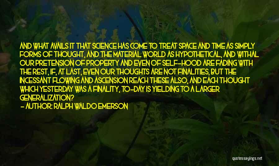 Knowledge Of Self Quotes By Ralph Waldo Emerson