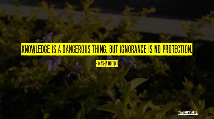 Knowledge Power Quotes By Masha Du Toit