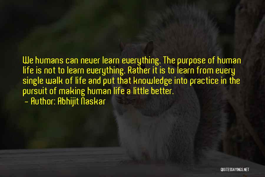 Knowledge Pursuit Quotes By Abhijit Naskar