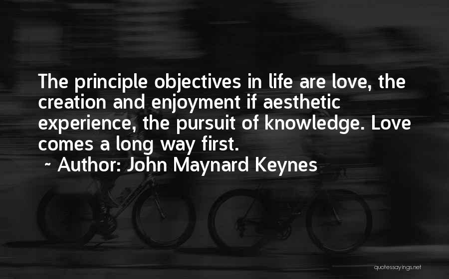 Knowledge Pursuit Quotes By John Maynard Keynes