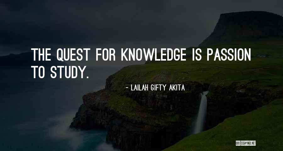 Knowledge Quest Quotes By Lailah Gifty Akita