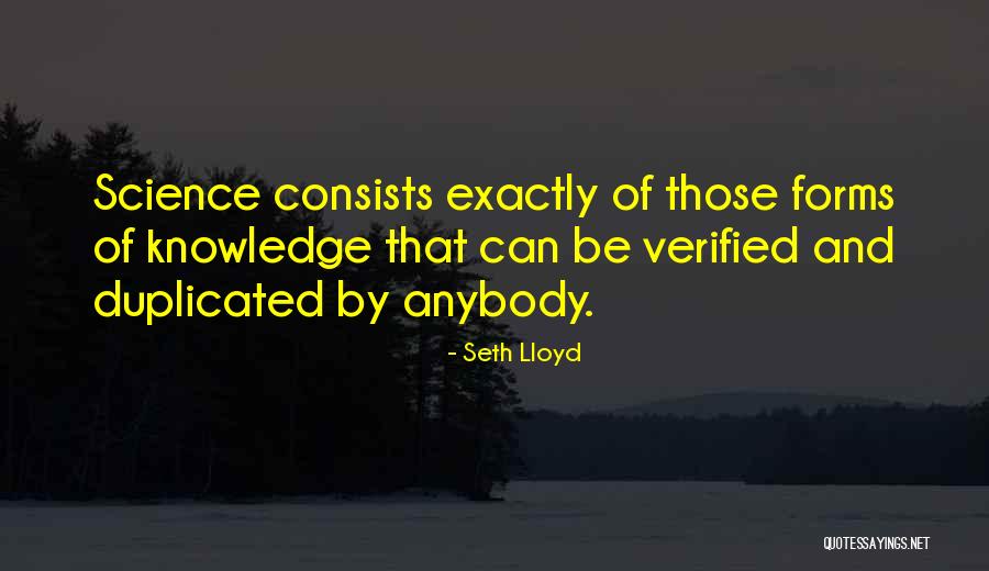 Knowledge Quotes By Seth Lloyd