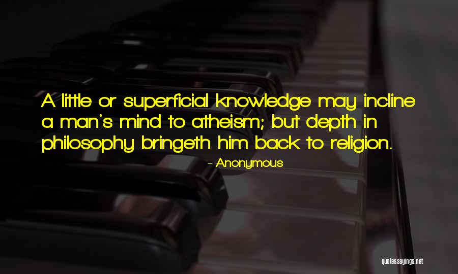 Knowledge Religion Quotes By Anonymous Knowledge Religion Quotes By Anonymous