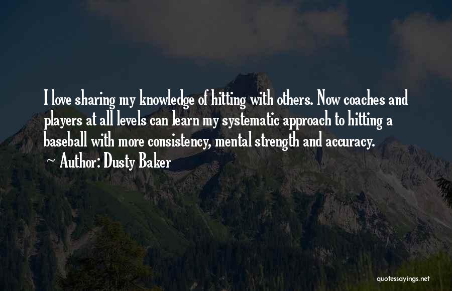 Knowledge Sharing Quotes By Dusty Baker