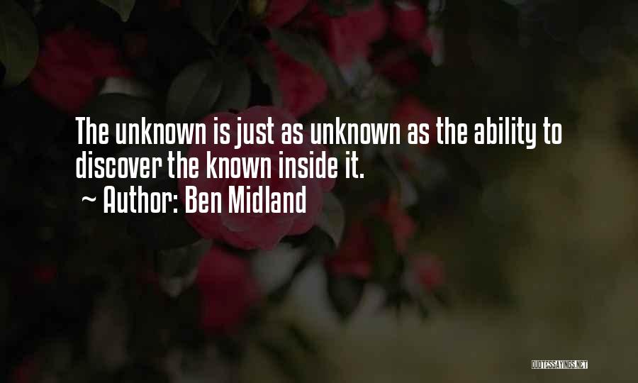Known Unknown Quotes By Ben Midland
