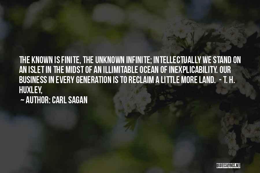 Known Unknown Quotes By Carl Sagan