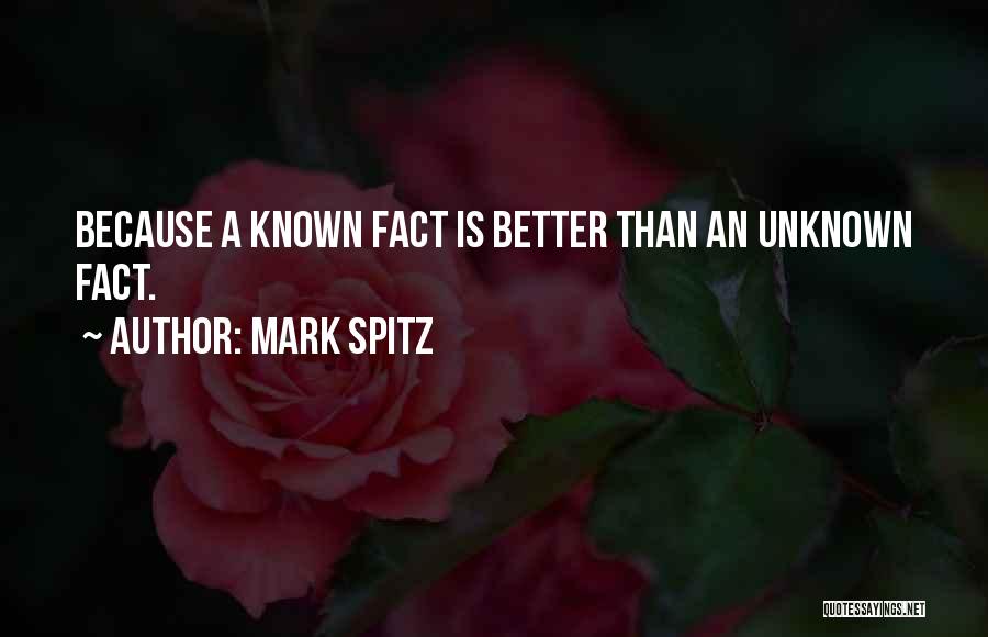 Known Unknown Quotes By Mark Spitz