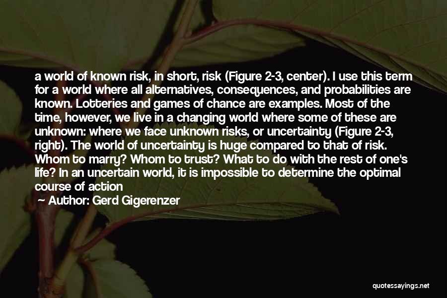 Known Unknowns Quotes By Gerd Gigerenzer