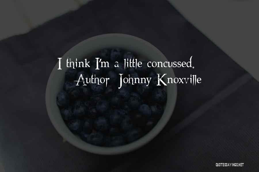 Knoxville Quotes By Johnny Knoxville