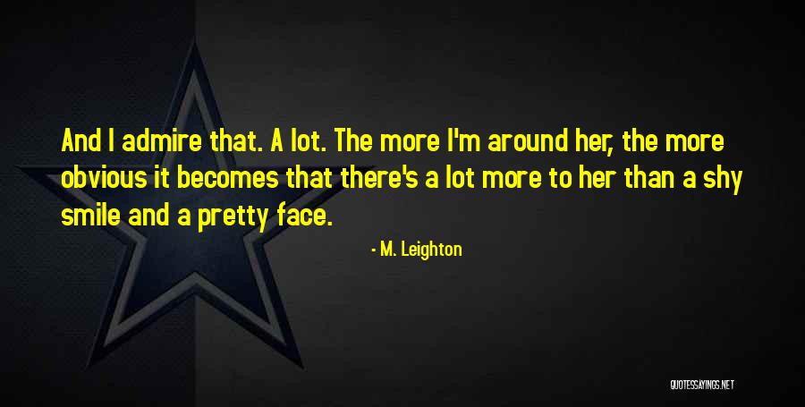 Knuckey Rd Quotes By M. Leighton Knuckey Rd Quotes By M. Leighton