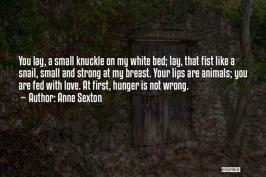 Knuckle Quotes By Anne Sexton