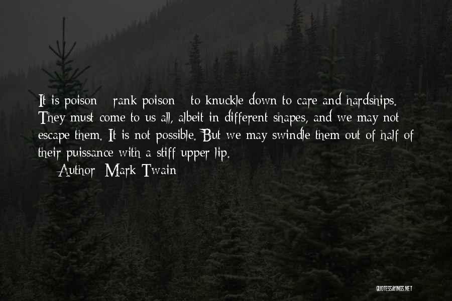 Knuckle Quotes By Mark Twain