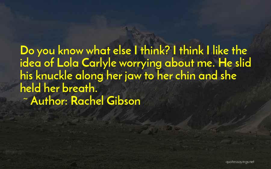 Knuckle Quotes By Rachel Gibson