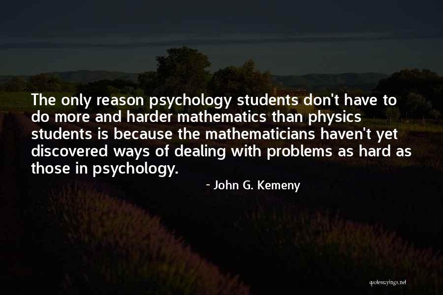 Knupfer International Quotes By John G. Kemeny Knupfer International Quotes By John G. Kemeny