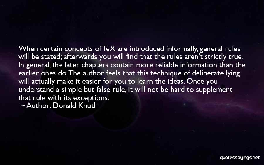 Knuth Quotes By Donald Knuth