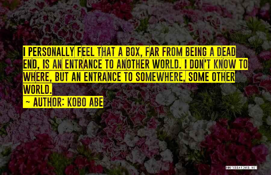 Kobo Abe Quotes 2170469