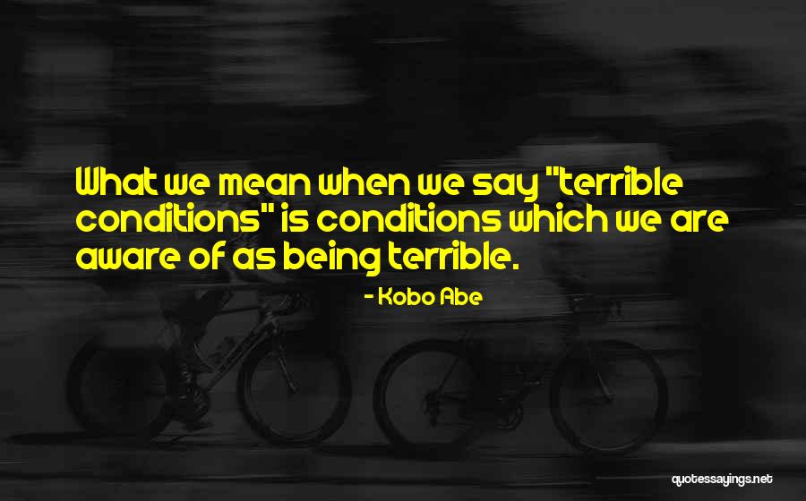 Kobo Quotes By Kobo Abe