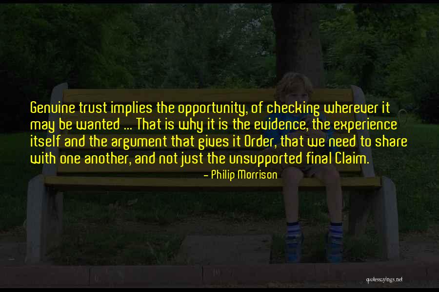 Koesters Fort Quotes By Philip Morrison Koesters Fort Quotes By Philip Morrison