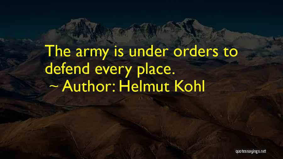 Kohl Quotes By Helmut Kohl