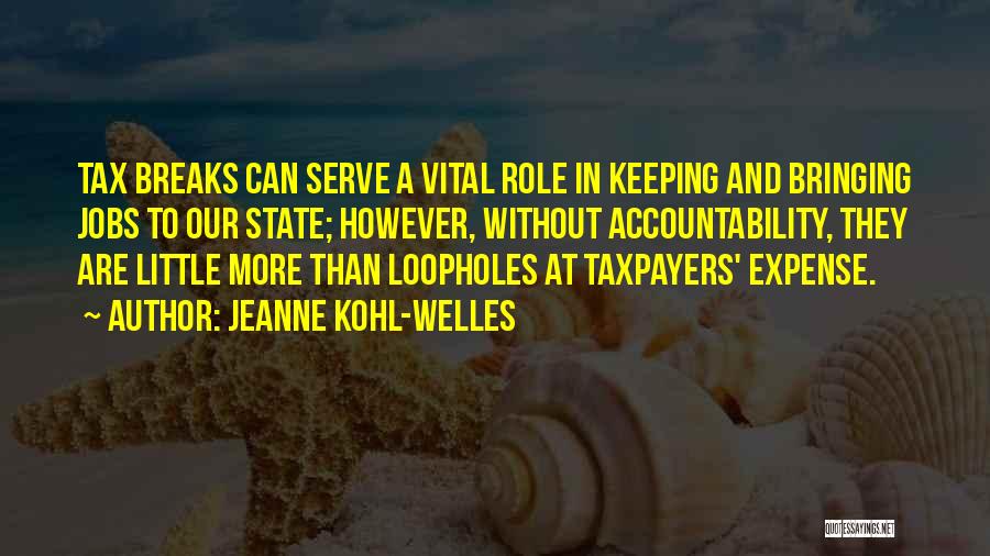 Kohl Quotes By Jeanne Kohl-Welles