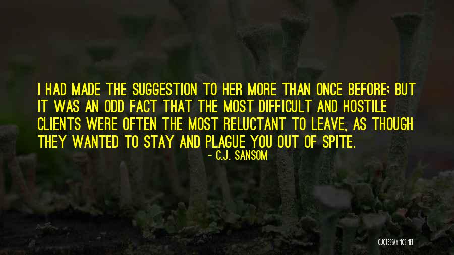 Kohonen Map Quotes By C.J. Sansom