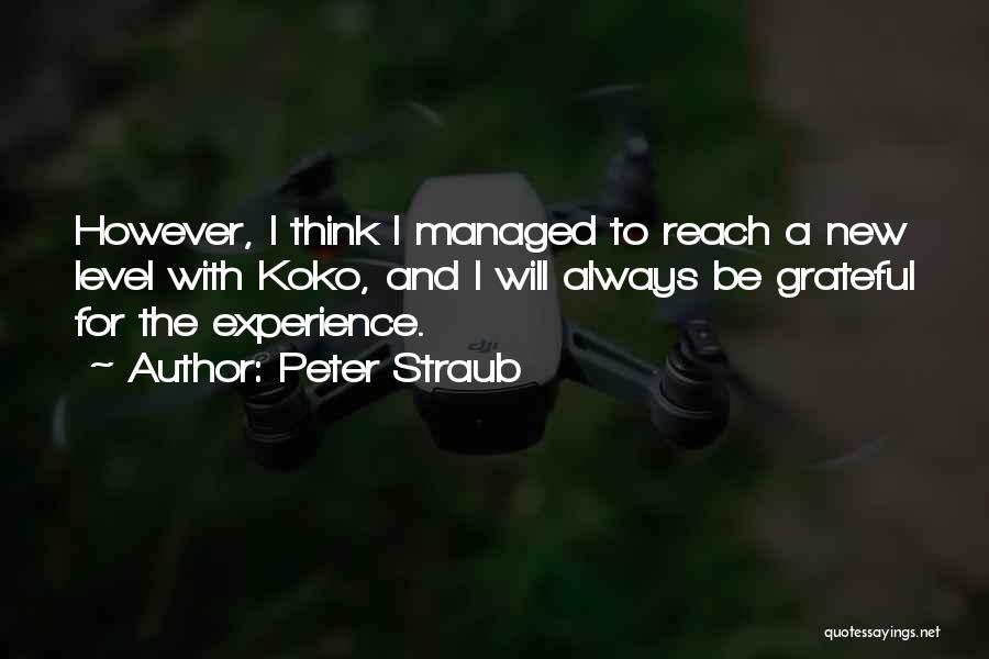 Koko Quotes By Peter Straub