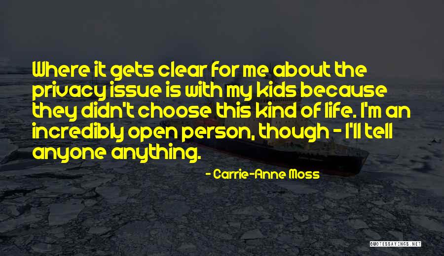 Kominato Quotes By Carrie-Anne Moss Kominato Quotes By Carrie-Anne Moss