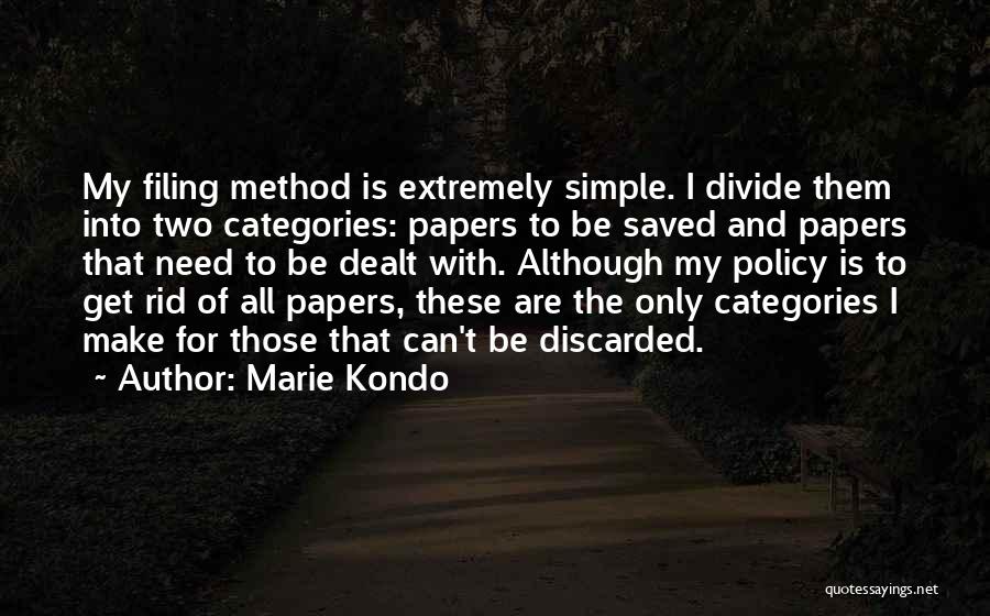 Kondo Quotes By Marie Kondo