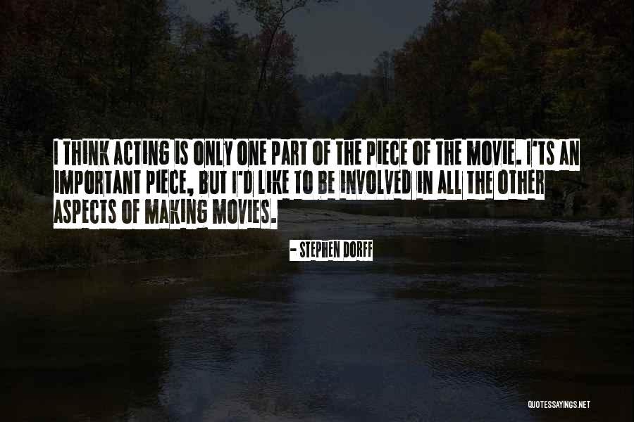 Kondratenko Bloomfield Quotes By Stephen Dorff Kondratenko Bloomfield Quotes By Stephen Dorff