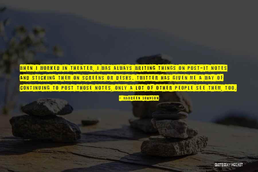 Konstelasi Bintang Quotes By Maureen Johnson