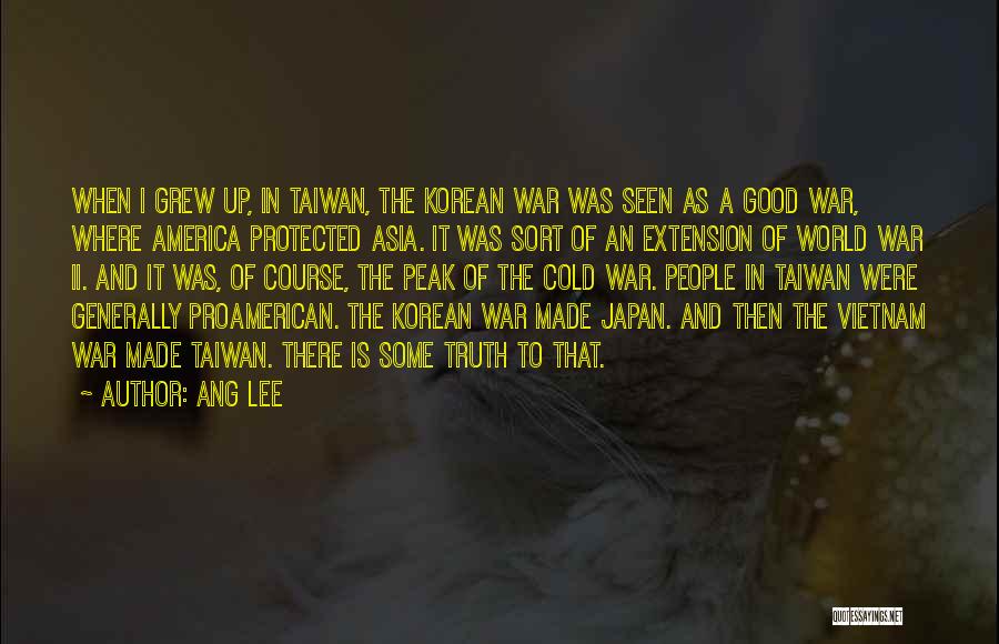 Korean Quotes By Ang Lee